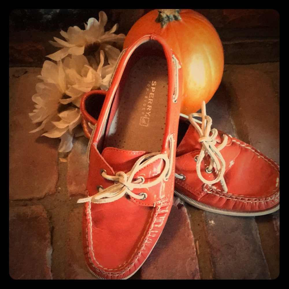 Patent Leather Sperry Top Sider